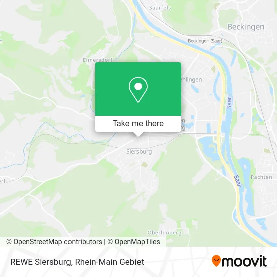 Карта REWE Siersburg