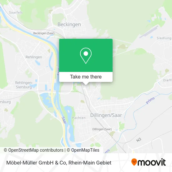 Карта Möbel-Müller GmbH & Co