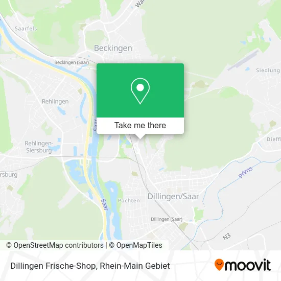 Карта Dillingen Frische-Shop