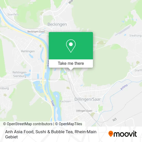 Карта Anh Asia Food, Sushi & Bubble Tea
