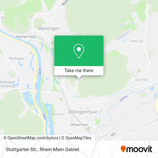 Карта Stuttgarter Str.