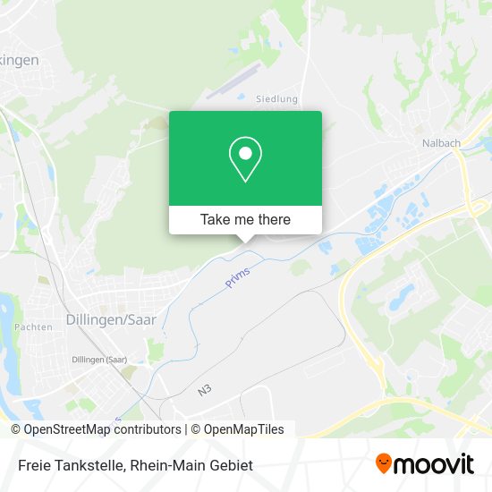 Карта Freie Tankstelle