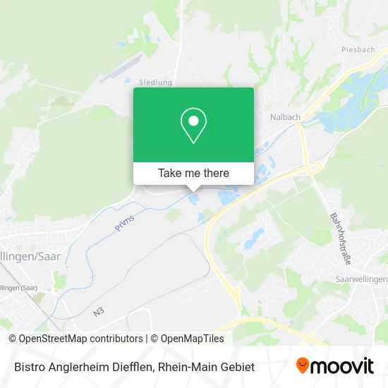 Карта Bistro Anglerheim Diefflen