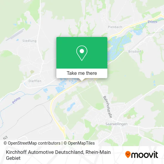 Карта Kirchhoff Automotive Deutschland
