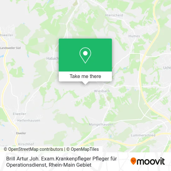 Brill Artur Joh. Exam.Krankenpfleger Pfleger für Operationsdienst map