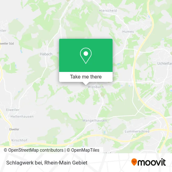 Карта Schlagwerk bei