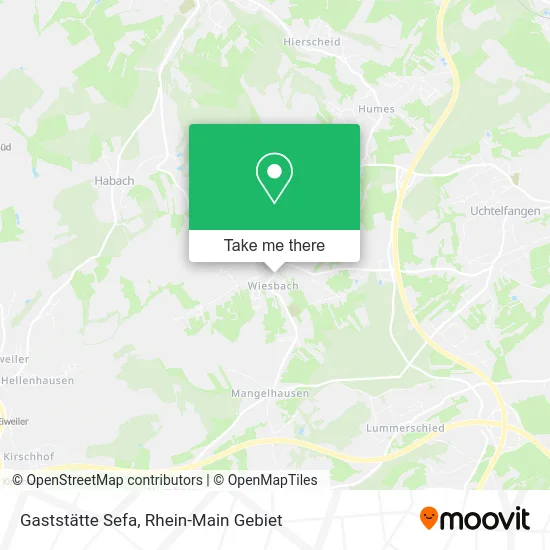 Карта Gaststätte Sefa