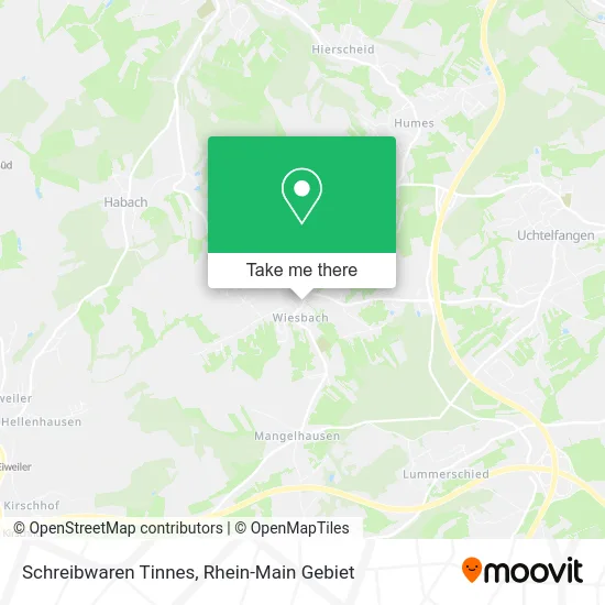 Карта Schreibwaren Tinnes