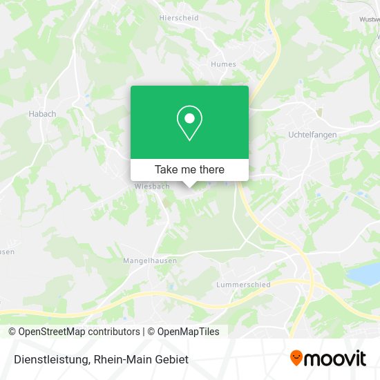 Карта Dienstleistung