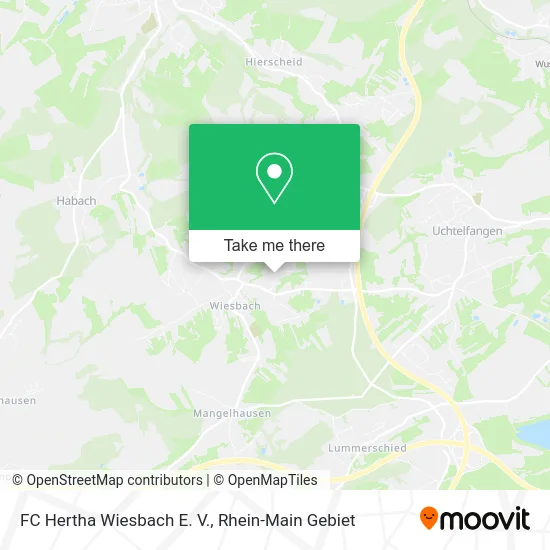 Карта FC Hertha Wiesbach E. V.