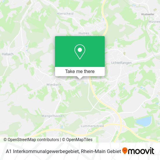 Карта A1 Interkommunalgewerbegebiet