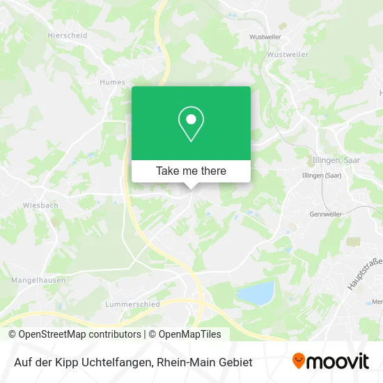 Карта Auf der Kipp Uchtelfangen