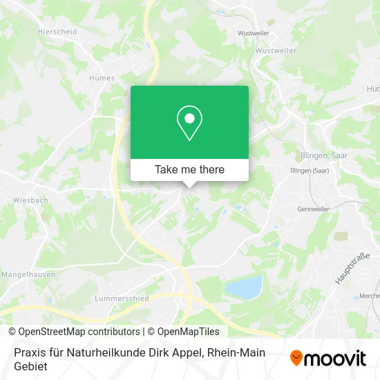 Карта Praxis für Naturheilkunde Dirk Appel