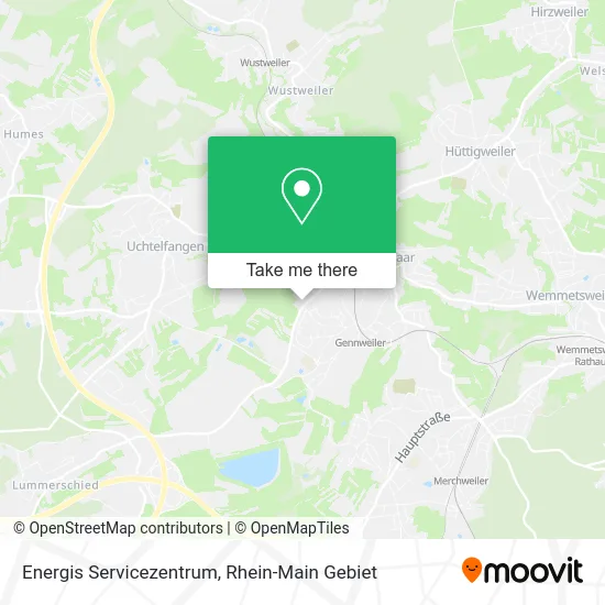 Карта Energis Servicezentrum