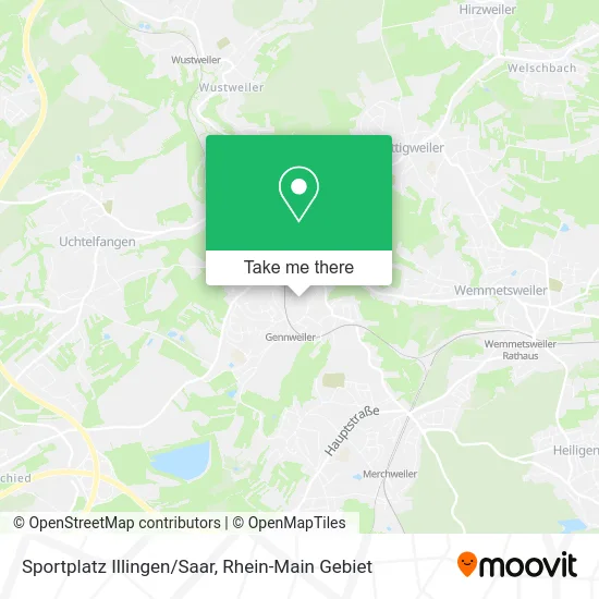 Карта Sportplatz Illingen/Saar