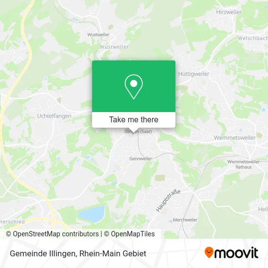 Карта Gemeinde Illingen