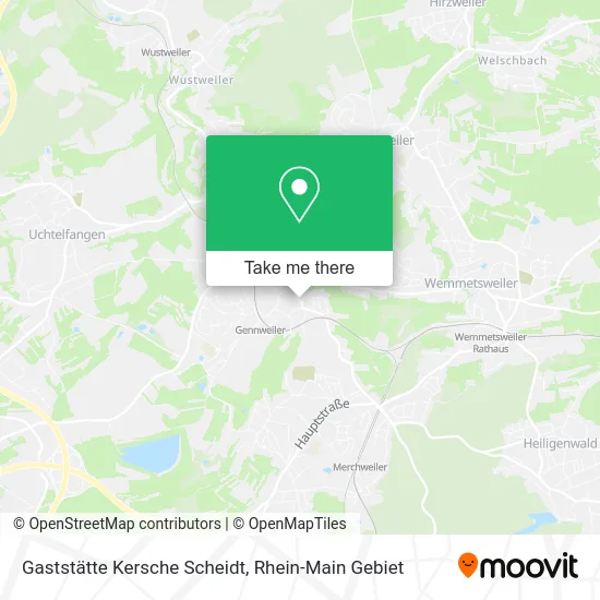 Карта Gaststätte Kersche Scheidt