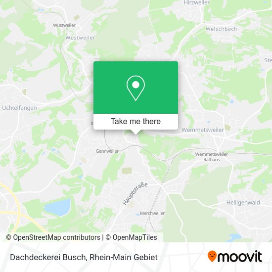 Карта Dachdeckerei Busch