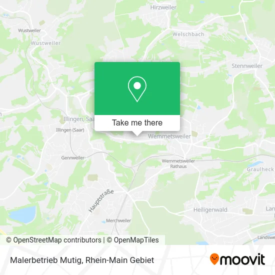 Карта Malerbetrieb Mutig