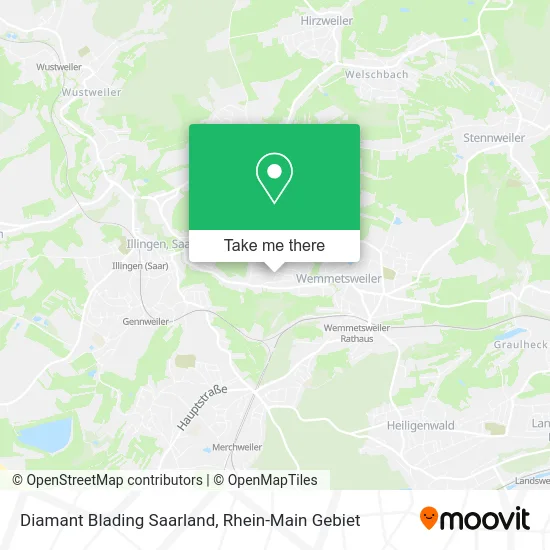 Карта Diamant Blading Saarland