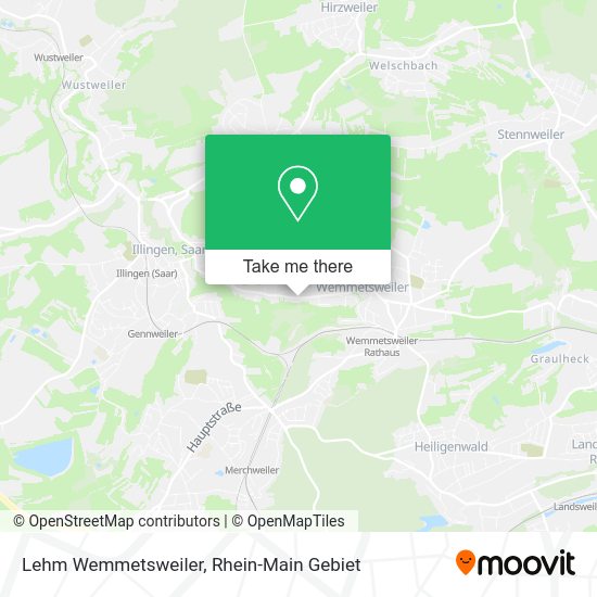 Карта Lehm Wemmetsweiler