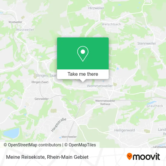 Карта Meine Reisekiste