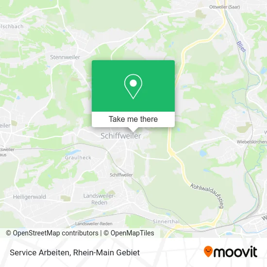 Карта Service Arbeiten
