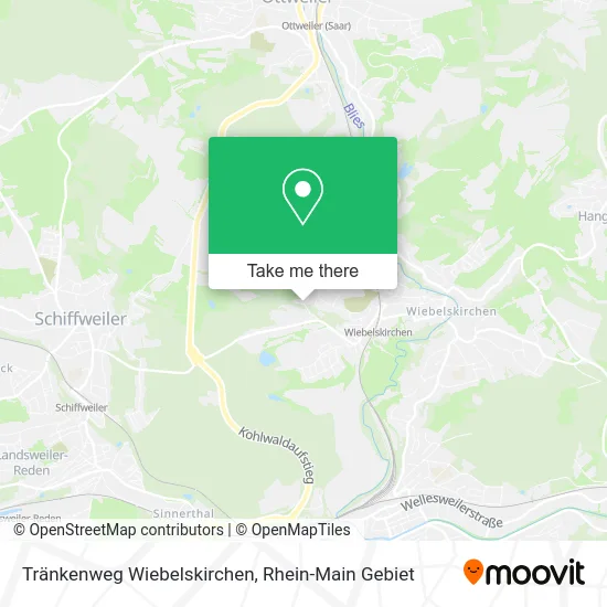 Карта Tränkenweg Wiebelskirchen