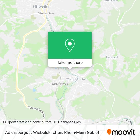 Карта Adlersbergstr. Wiebelskirchen