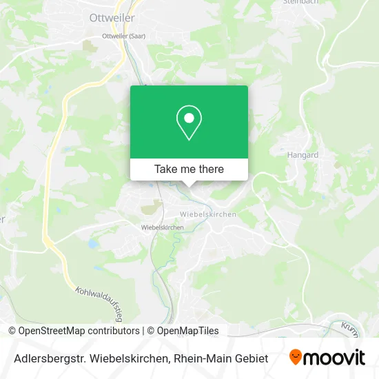 Карта Adlersbergstr. Wiebelskirchen