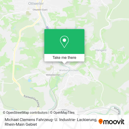 Карта Michael Clemens Fahrzeug- U. Industrie- Lackierung