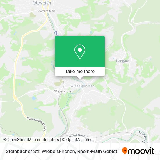 Карта Steinbacher Str. Wiebelskirchen