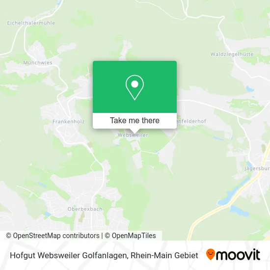 Карта Hofgut Websweiler Golfanlagen