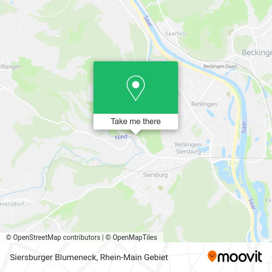 Карта Siersburger Blumeneck