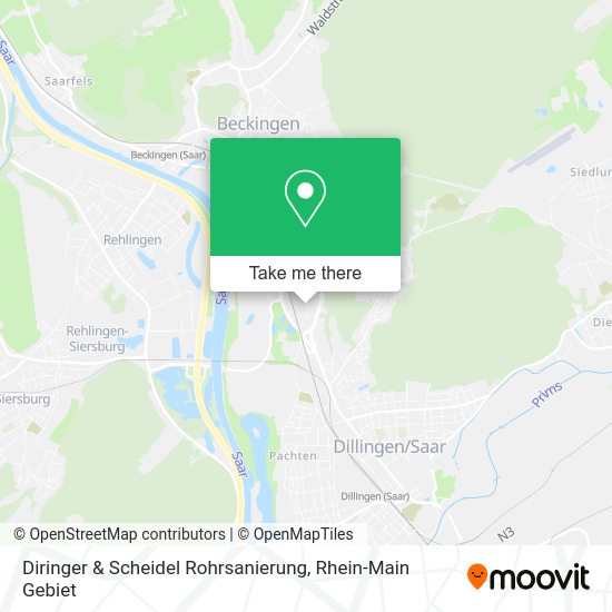 Карта Diringer & Scheidel Rohrsanierung