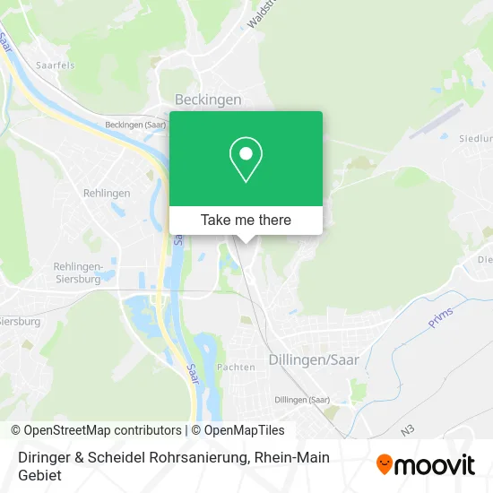 Карта Diringer & Scheidel Rohrsanierung