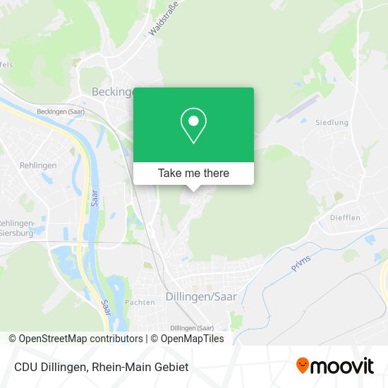 Карта CDU Dillingen
