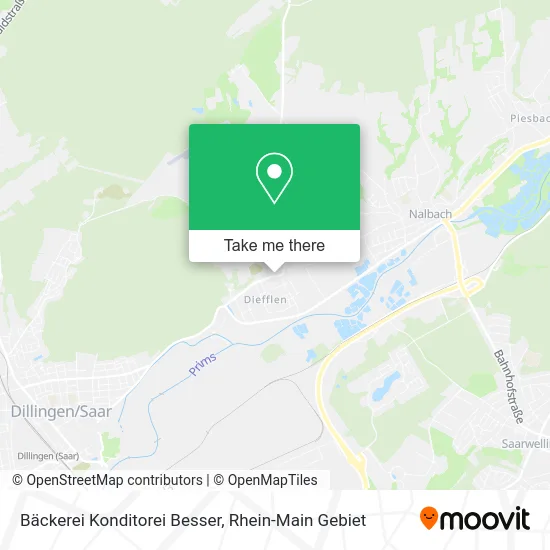 Карта Bäckerei Konditorei Besser