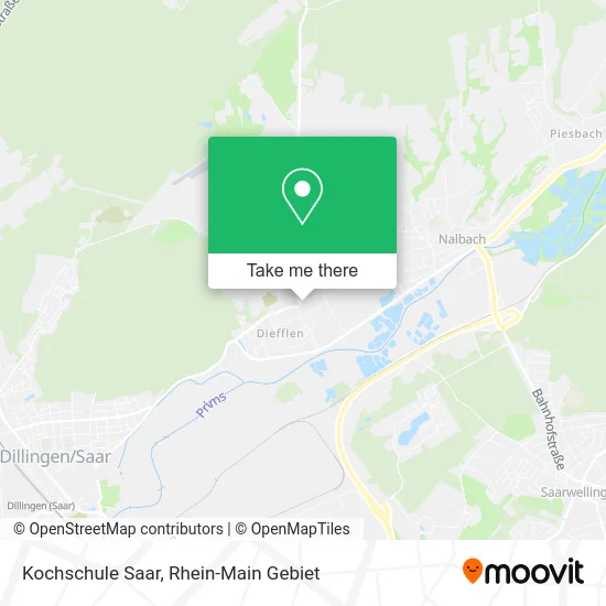 Карта Kochschule Saar