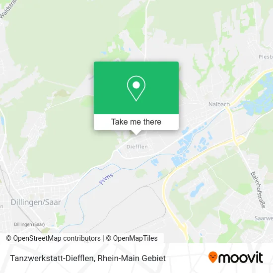Карта Tanzwerkstatt-Diefflen