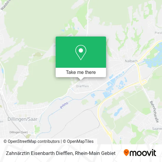 Карта Zahnärztin Eisenbarth Diefflen