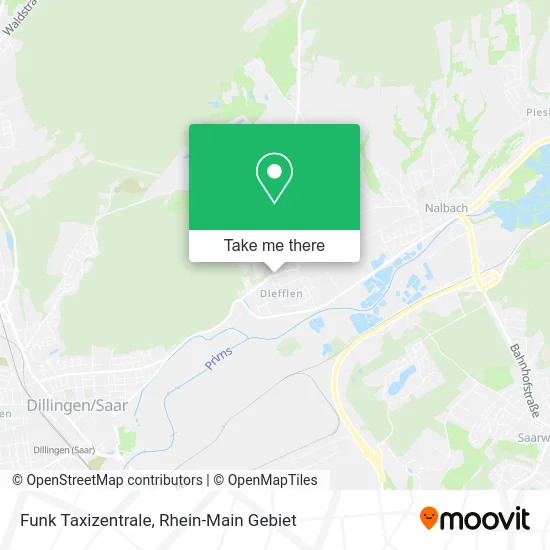 Карта Funk Taxizentrale