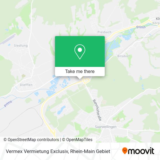 Карта Vermex Vermietung Exclusiv