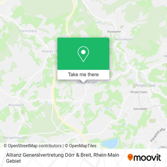 Карта Allianz Generalvertretung Dörr & Breit