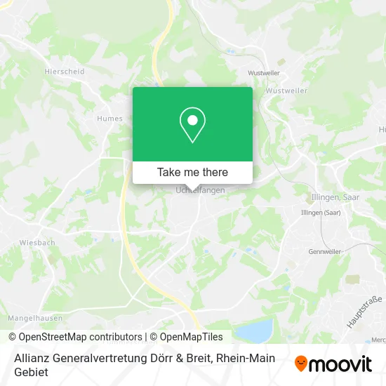 Карта Allianz Generalvertretung Dörr & Breit