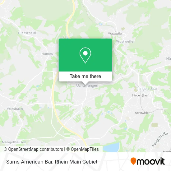 Карта Sams American Bar