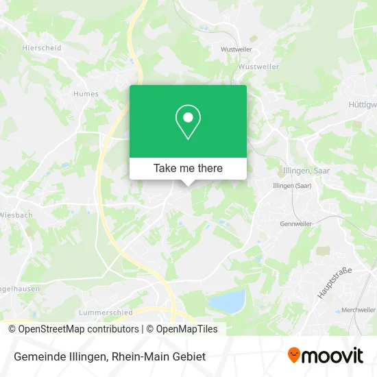 Карта Gemeinde Illingen