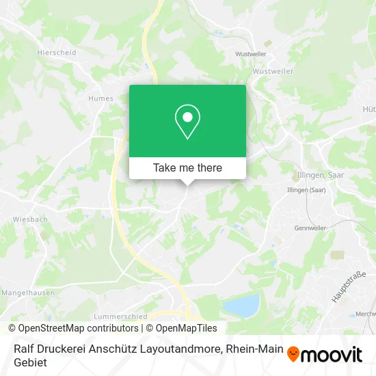Карта Ralf Druckerei Anschütz Layoutandmore