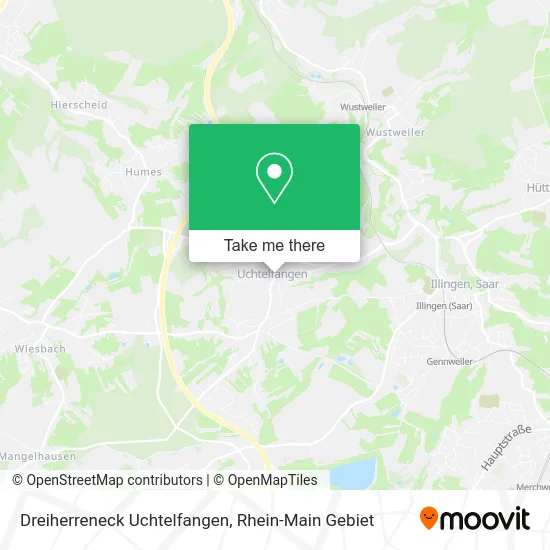 Карта Dreiherreneck Uchtelfangen