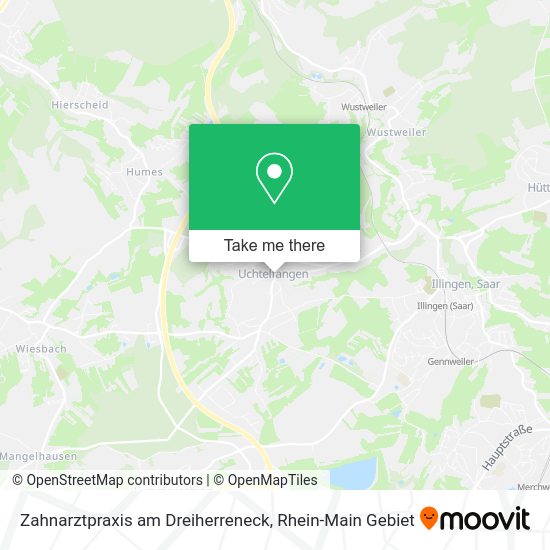 Карта Zahnarztpraxis am Dreiherreneck